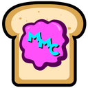 Bread piece with in its center a text saying "MMC"