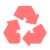 Red recycling icon