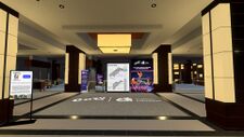 The hotel lobby of the VFE 2022 virtual con.