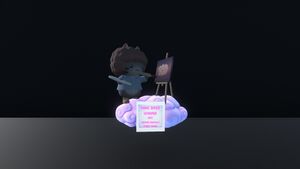 Trophy given to the winner of the Art category.
