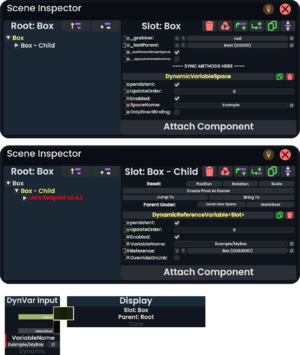 An example of using the Dynamic Variable Input node.