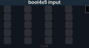 A screenshot of the bool4x5 input node