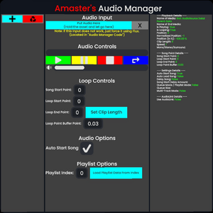 AmasterAmaster's Audio Manager